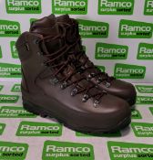 Iturri brown combat boots size 10L