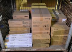 Collection of toner and drum cartridges - Xerox, Canon and HP - full details in description