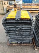 50x 5 channel rubber cable protector ramps - approx dimensions: L 900 x W 500 x H 55mm