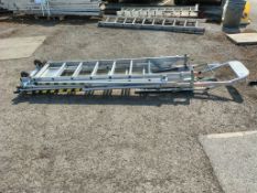 Zarges 6-12 tread aluminium access platform - approx 13ft in length (fully extended)