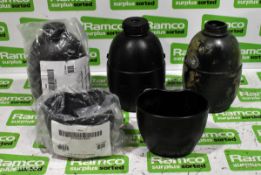 Plastic water canteens - may be incomplete