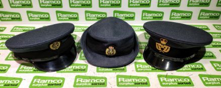 50x British Forces caps - various divisions - mixed sizes
