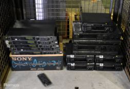 Audio components - 5x Sony MDS-E11. 5x Sony MDS-S40 and much more - see description for full detail
