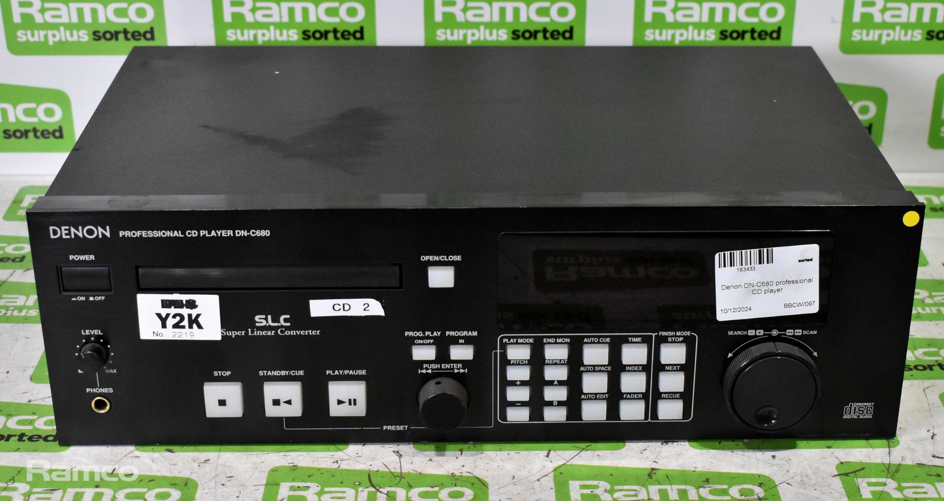 4x Denon DN-C680 professional CD players - Image 4 of 6