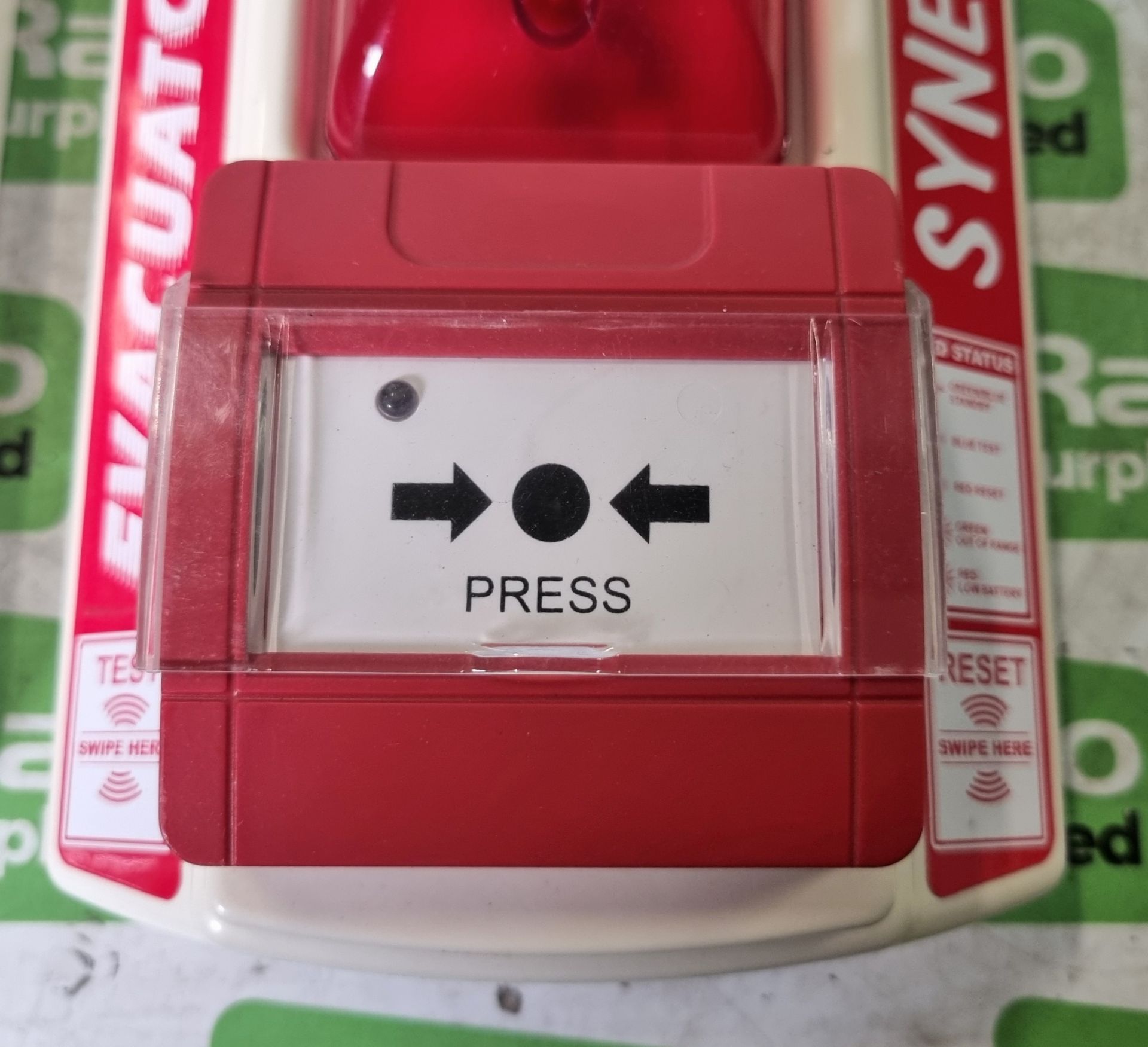 7x Evacuator Synergy break glass call point wireless site alarms - Image 5 of 6