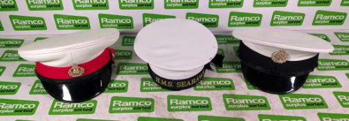 50x British Forces caps - various divisions - mixed sizes
