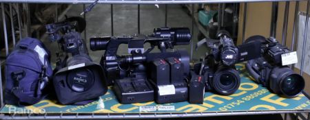 Various camcorders - mixed brands - full details in description