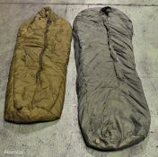 30x Medium weight sleeping bags - various types - may include arctic