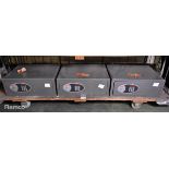 3x Phoenix Safe SS0311EH digital combination wall safes - graphite