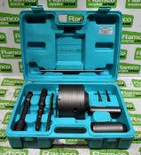 Tool Master diamond core drill bits metric with case