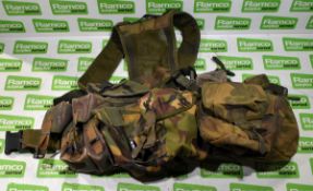 Various types of ex-military DPM accessories - 155kg – may require repair / be incomplete - see pics