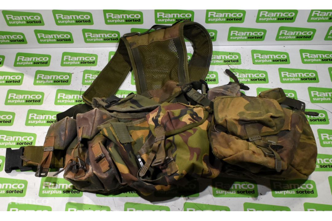 Various types of ex-military DPM accessories - 155kg – may require repair / be incomplete - see pics - Image 1 of 14