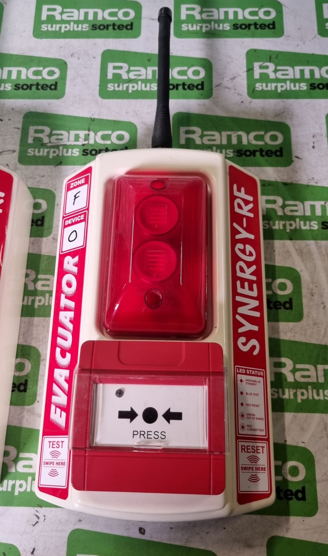 7x Evacuator Synergy break glass call point wireless site alarms - Image 3 of 6