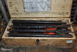 Cast iron radiator assembly tool set