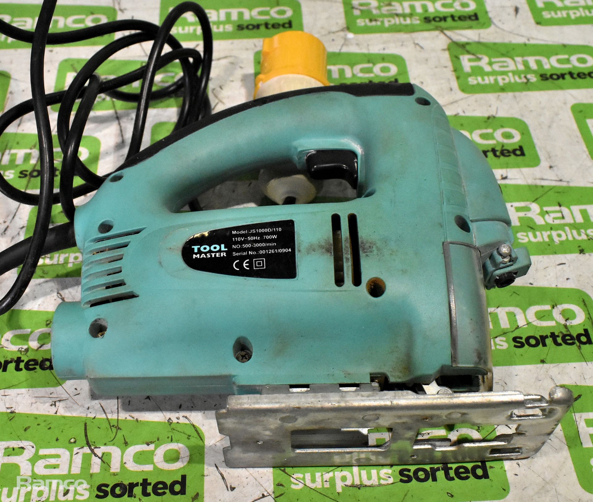 Tool Master JS 1000D/110 electric jigsaw 110V with case - Image 3 of 6