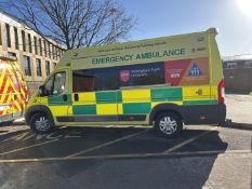 2016 Fiat Ducato 42 Maxi EHR P/V XLB Multijet power ambulance - COLLECTION ONLY - see description