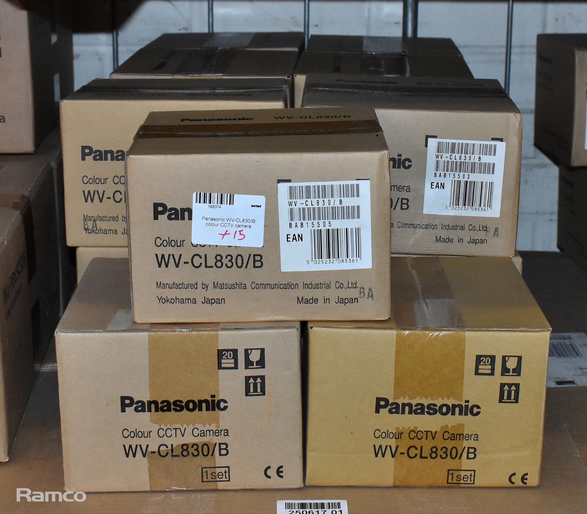 15x Panasonic WV-CL830/B colour CCTV cameras - Image 9 of 9