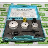 Tool Master 8 piece plumbers holesaw kit