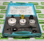 Tool Master 8 piece plumbers holesaw kit