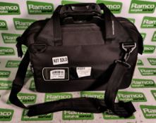 Canon EOS C100 camera with handle attachment, charger, 3 x batteries & Sachtler bag