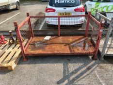 4 post sillage with two removable sides - L 1900 x W 1000 x H 1020mm - ONE SIDE MISSING