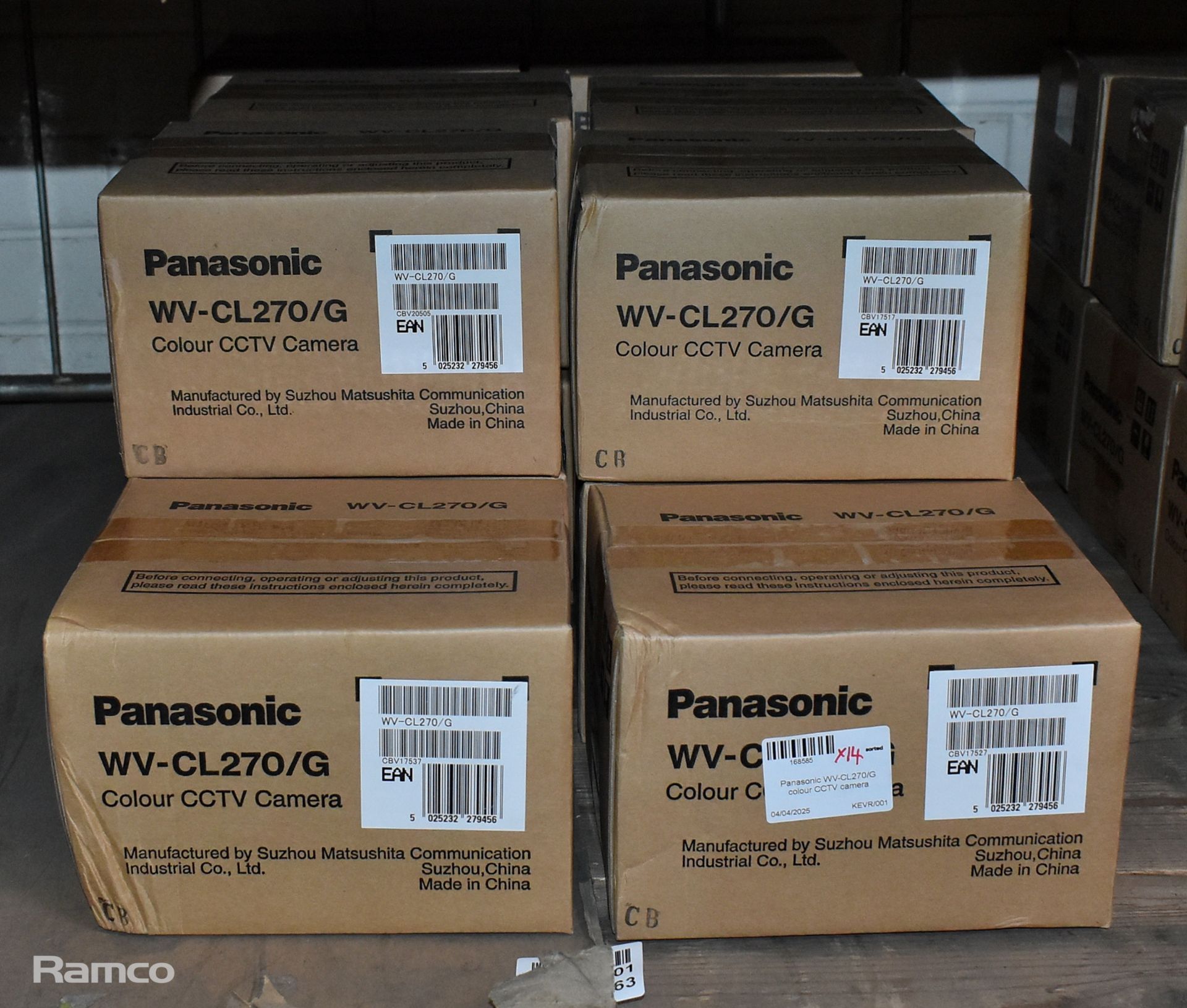 14x Panasonic WV-CL270/G colour CCTV cameras - Image 5 of 5