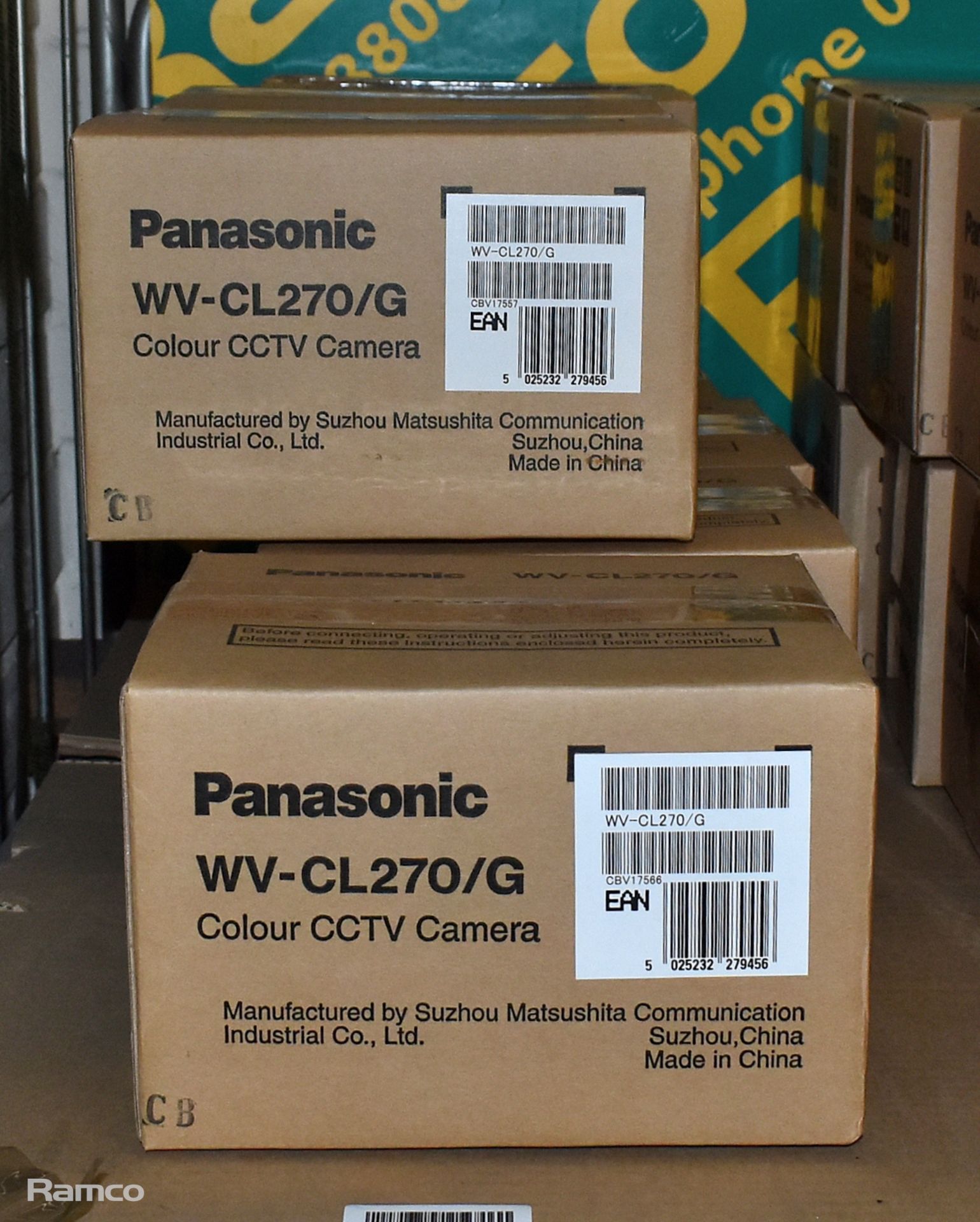 7x Panasonic WV-CL270/G colour CCTV cameras - Image 5 of 5