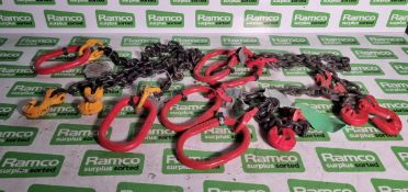 6x heavy duty 1.5 tonne chain lifting hoist