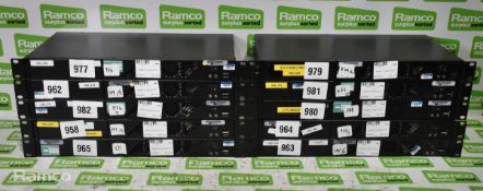 10x Steatite 1U rackmount PCs