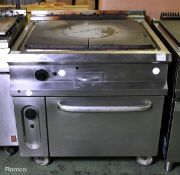 Hobart gas solid top range - W 900 x D 900 x H 920mm