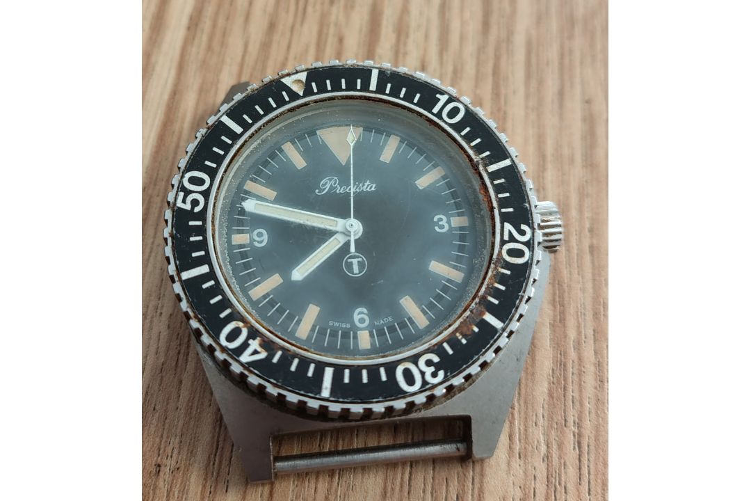 Precista PRS-93 Royal navy divers wristwatch - Big triangle - SPARES OR REPAIRS - Image 1 of 2
