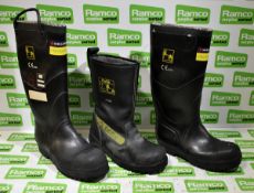 Wellington boots - 226kg with defects may require repair and be unpaired