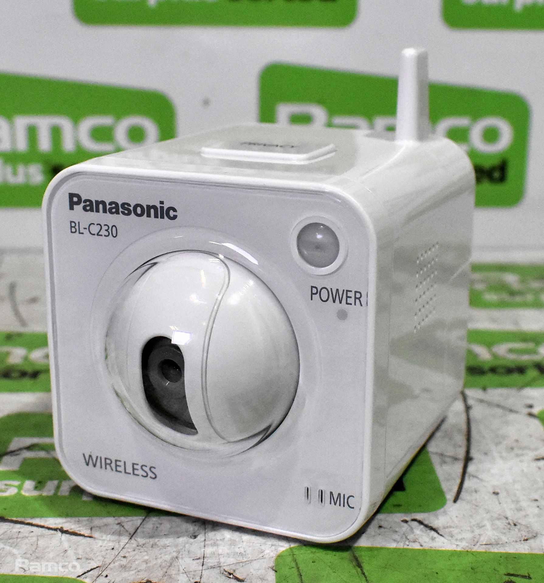 17x Panasonic BL-C230 wireless network cameras