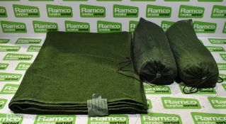 300x British Army combat towels - mixed types and mixed sizes