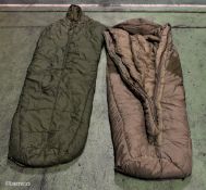 30x Medium weight sleeping bags - various types - may include arctic