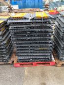 50x 5 channel rubber cable protector ramps - approx dimensions: L 900 x W 500 x H 55mm