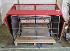 Walton UTG/50/1 sheet metal guillotine - approximate dimensions: W 1800 x D 1650 x H 1300mm