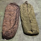 30x Medium weight sleeping bags - various types - may include arctic