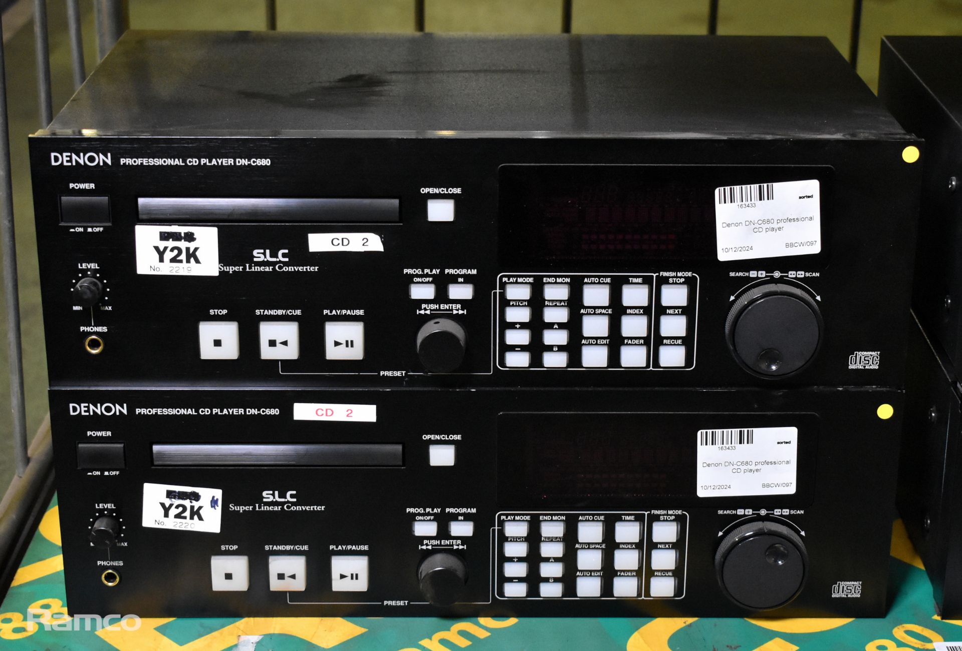 4x Denon DN-C680 professional CD players - Image 2 of 6