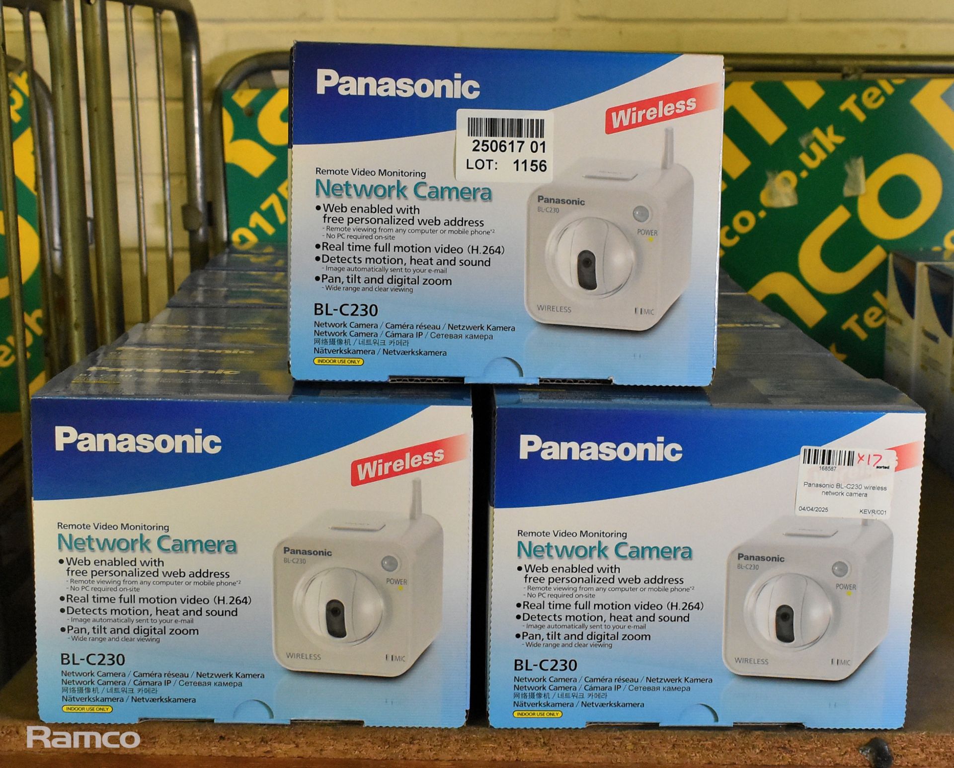 17x Panasonic BL-C230 wireless network cameras - Image 10 of 10