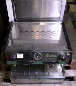 Fracino commercial 2 group coffee machine