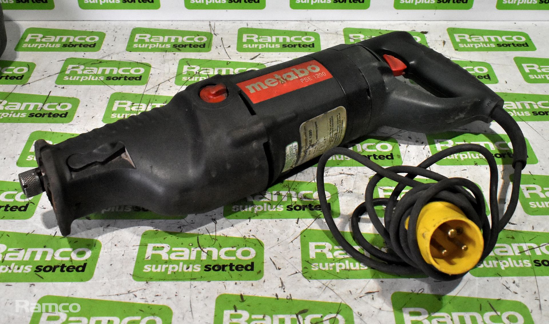 Metabo PSE 1200 110V electric reciprocating saw/sabre saw with case - Image 2 of 7