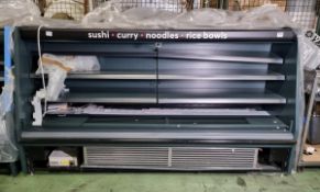 The Bond Group Chicago Midi 2500 low height multideck display fridge - W 2570 x D 1000 x H 1400mm