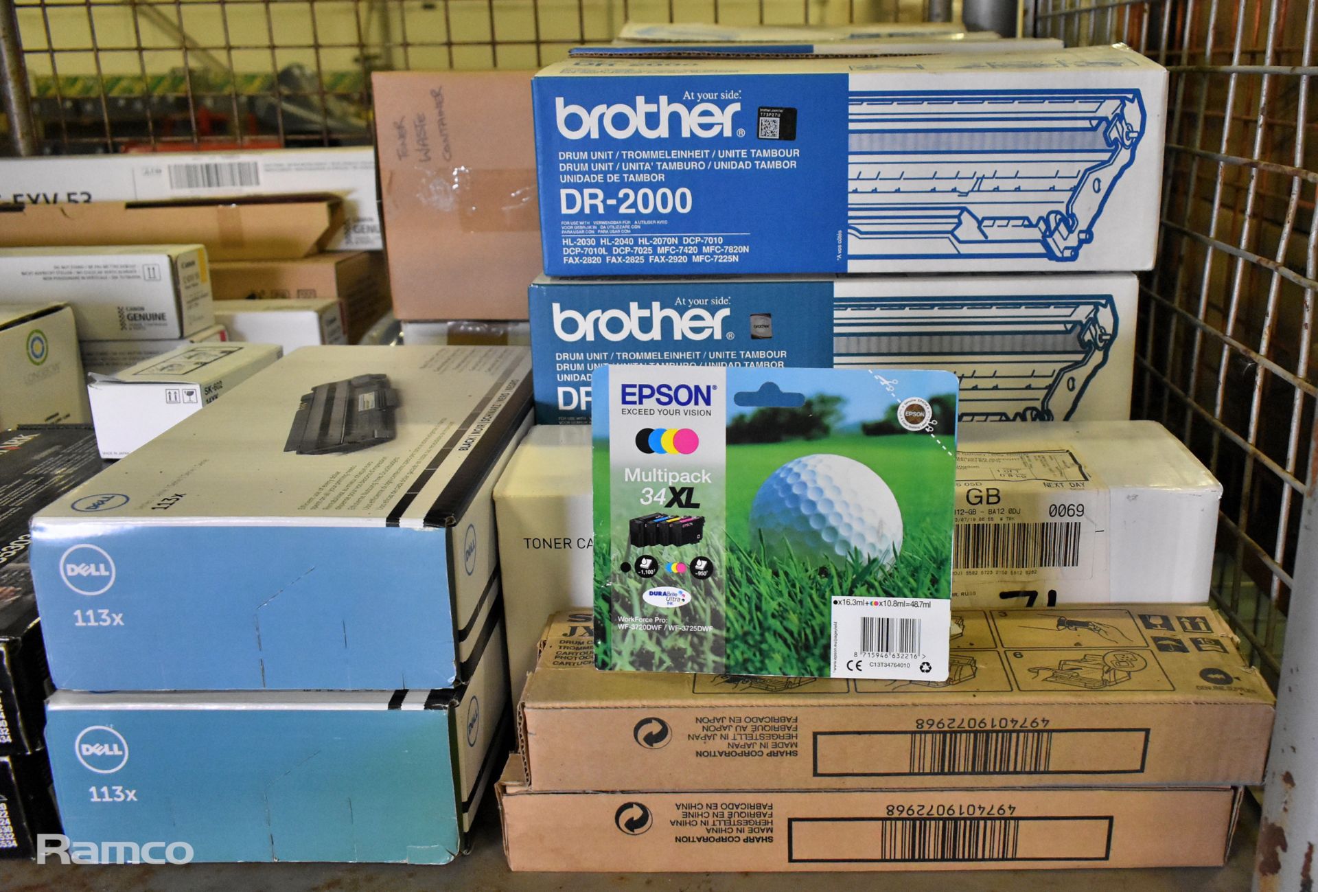 Mixed ink and toner cartridges - Brother, Canon, Lexmark, Dell, Sharp and more - Image 6 of 6