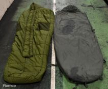 30x Medium weight sleeping bags - various types - may include arctic