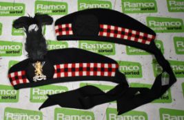 34x British Forces Royal regiment of Scotland Glengarry caps - mixed sizes