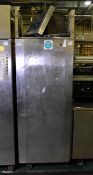 Foster G5601 stainless steel upright single freezer - W 690 x D 840 x H 2070mm