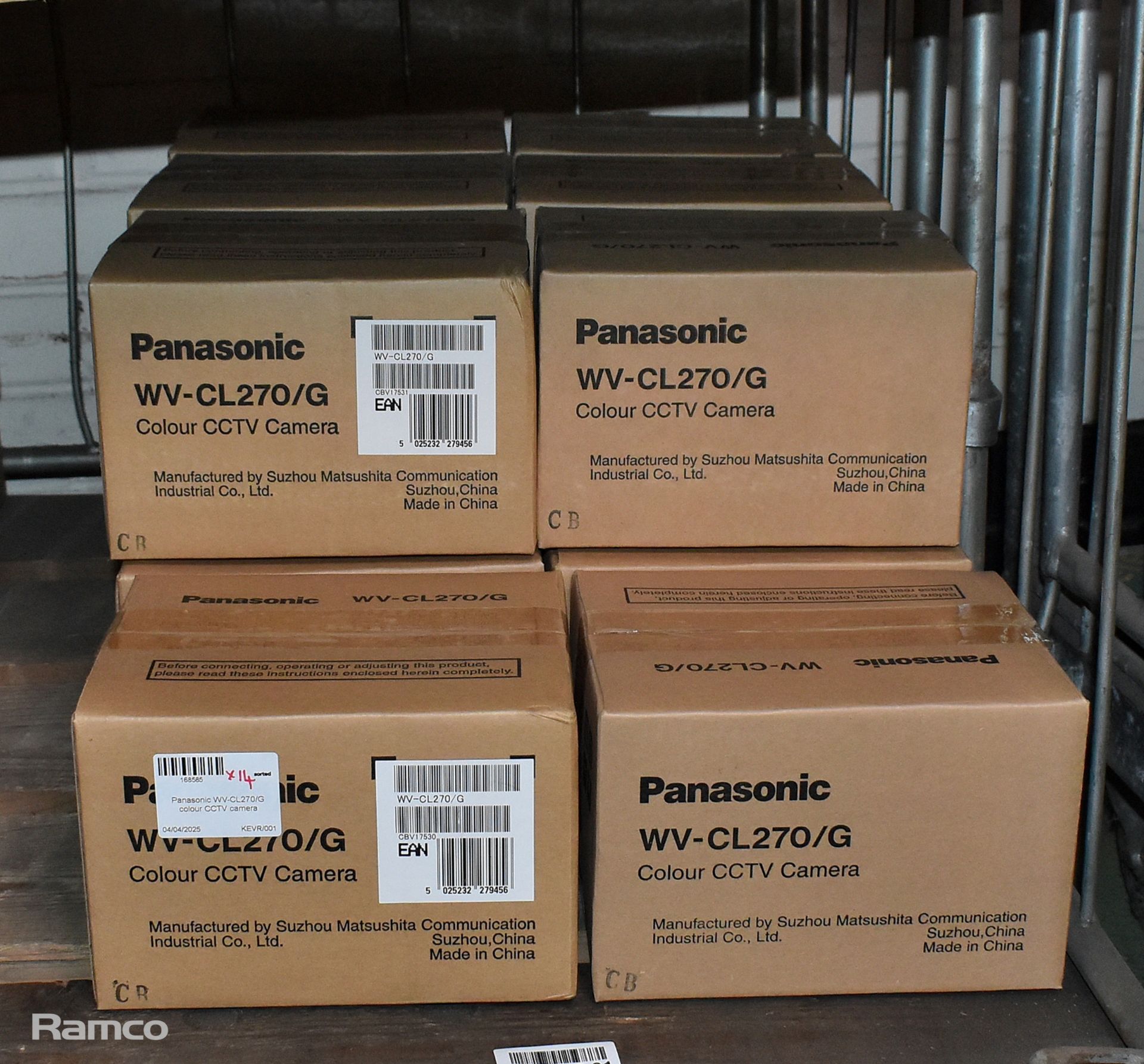 14x Panasonic WV-CL270/G colour CCTV cameras - Image 5 of 5