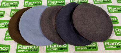 350x British Forces berets - mixed types - mixed sizes