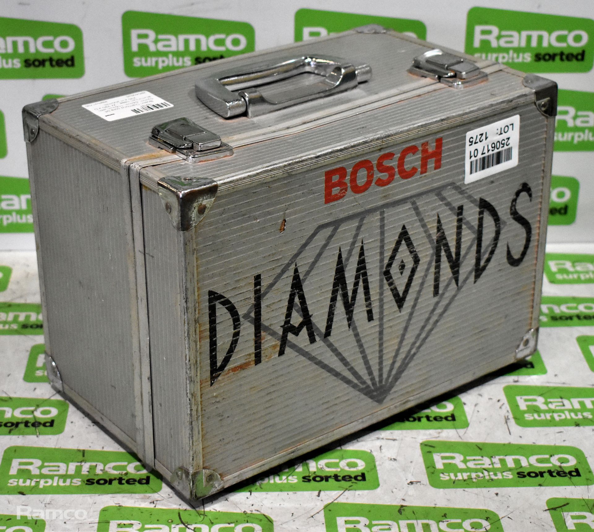 Bosch Diamond core bit 52mm, 64mm, 116mm with aluminium case - W 320 x D 230 x H 200mm - Image 6 of 7
